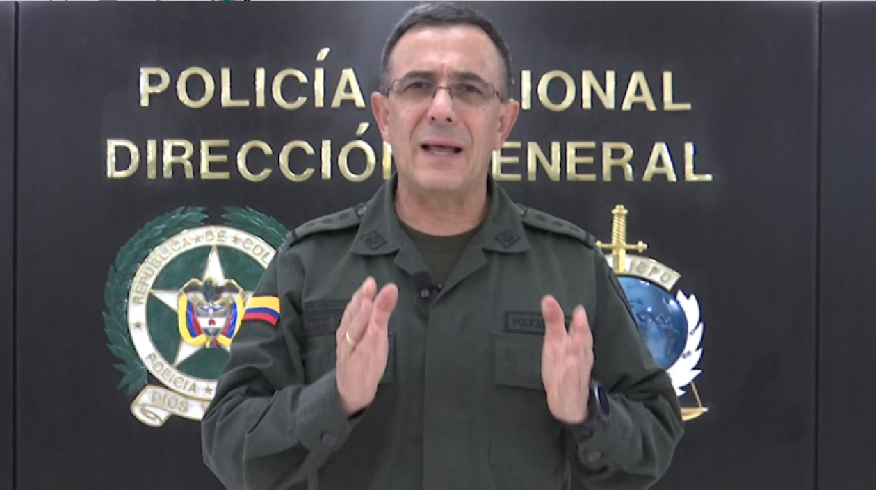 Mayor general Jorge Luis Vargas, director nacional de la Policía.