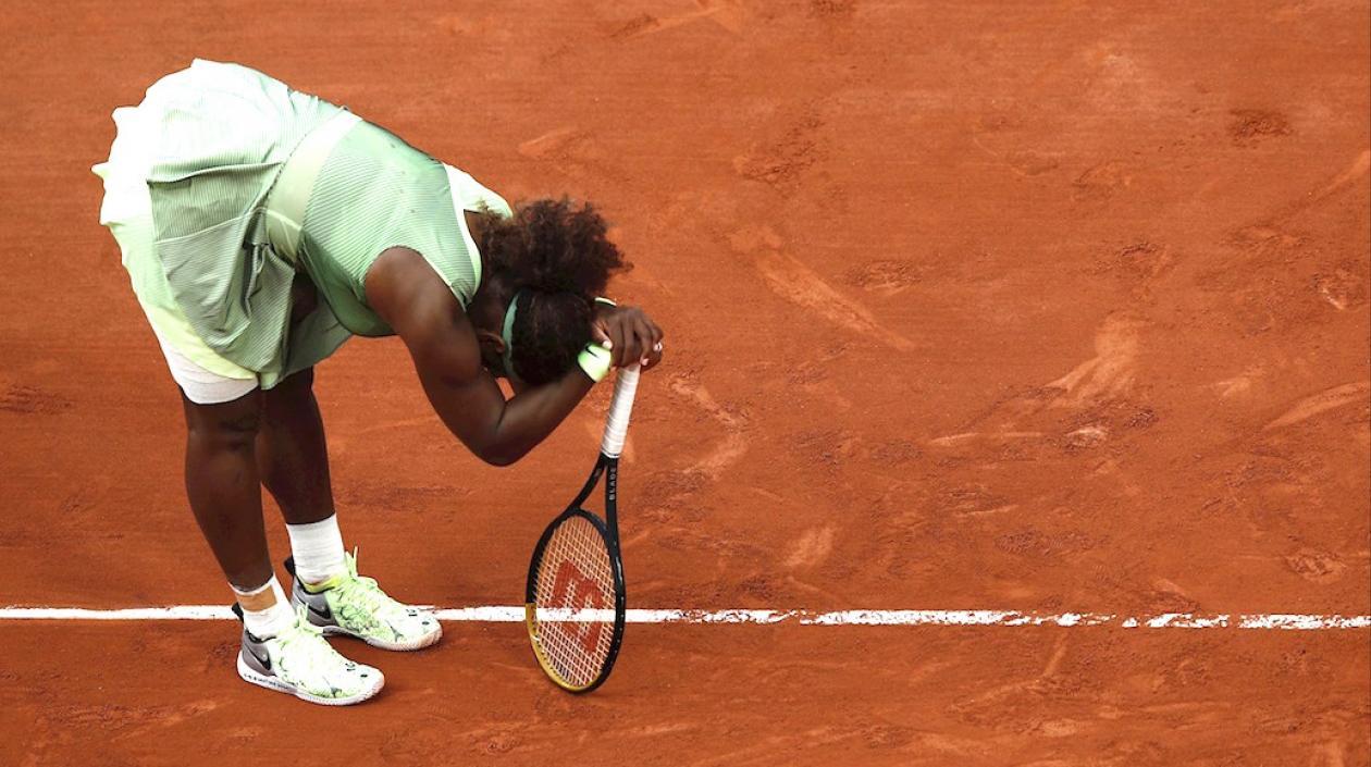 Serena Williams, derrotada en París.