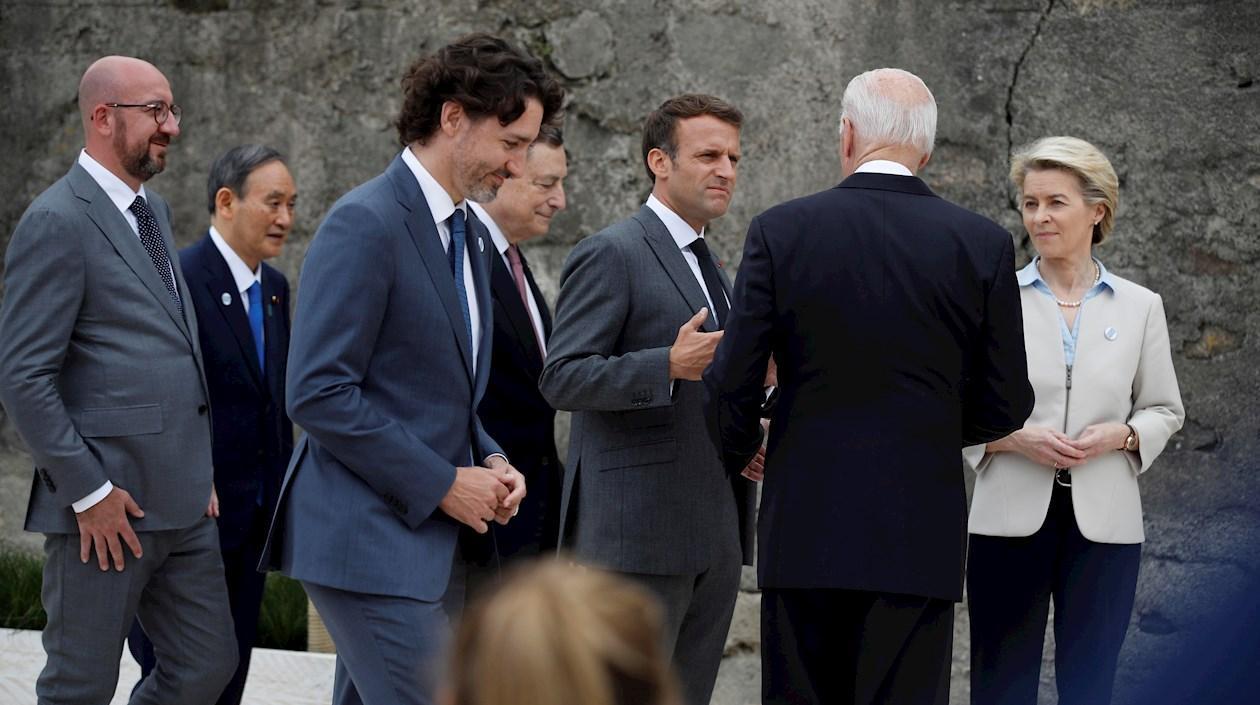 Los líderes del G7 reunidos en Cornualles