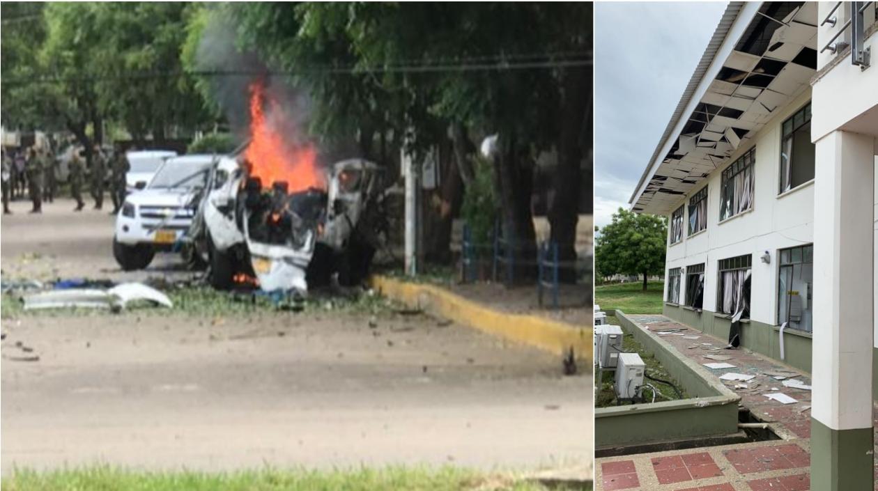 Panorama de lo que ocurrió en la sede de la Brigada 30 del Ejército en Cúcuta.