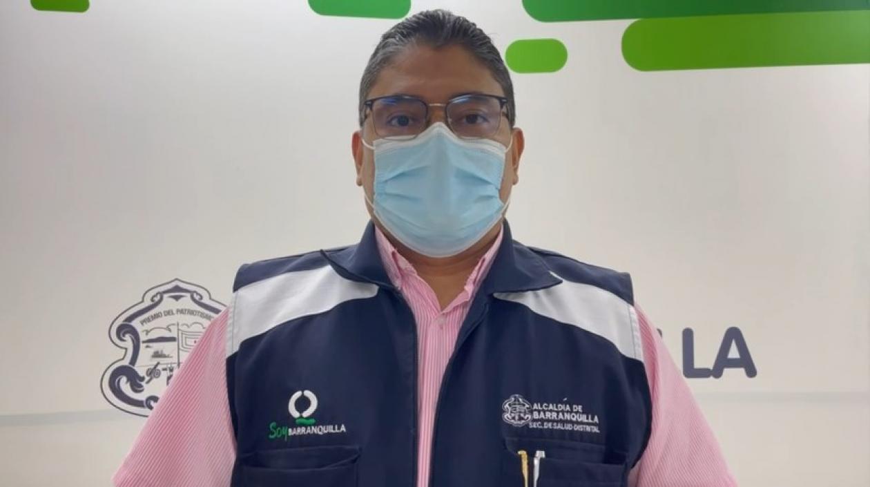 El secretario distrital de Salud, Humberto Mendoza Charris