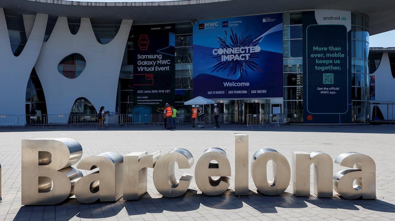 Recinto ferial donde se celebra el Mobile World Congress (MWC) de Barcelona. 