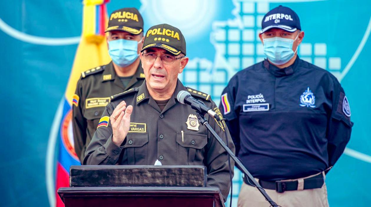 El Director Nacional de la Policía, general Jorge Luis Vargas.