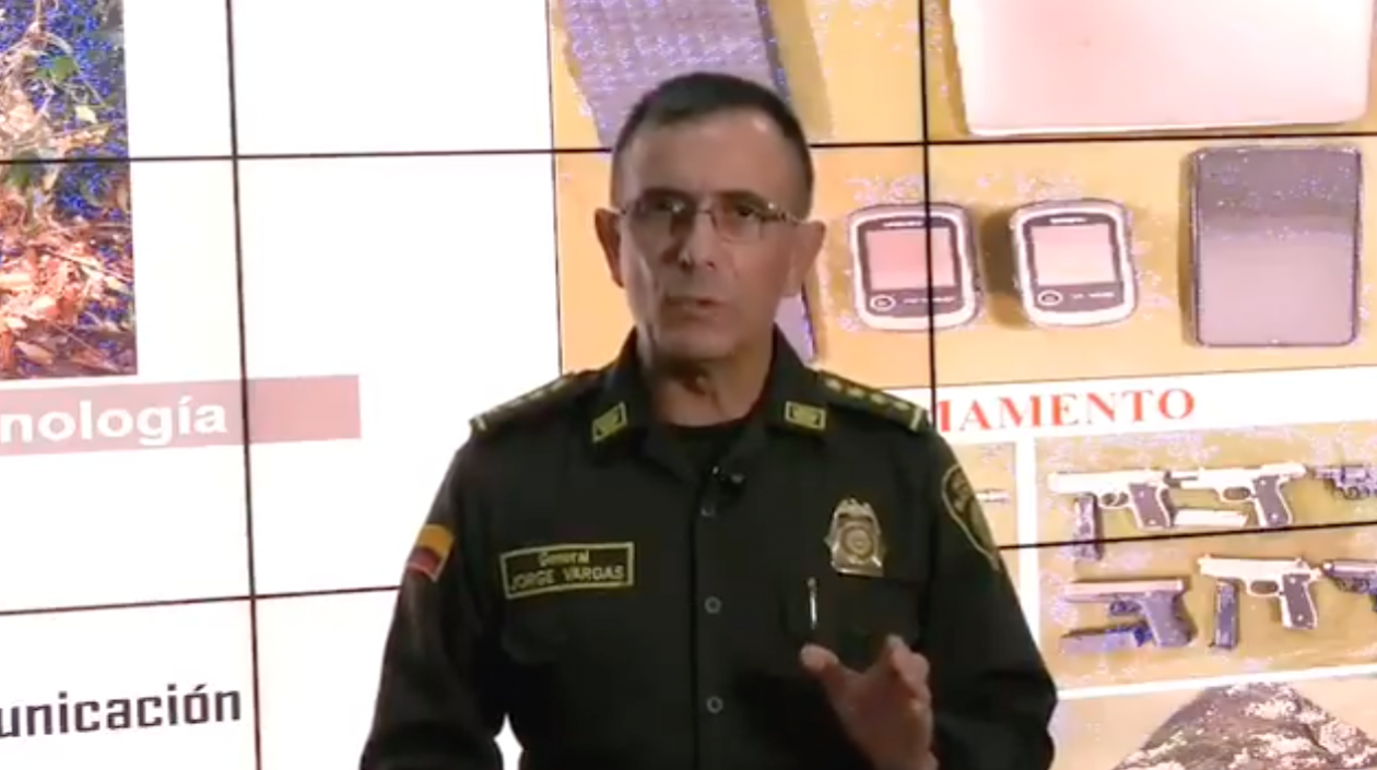 El director de la Policía Nacional, general Jorge Luis Vargas.