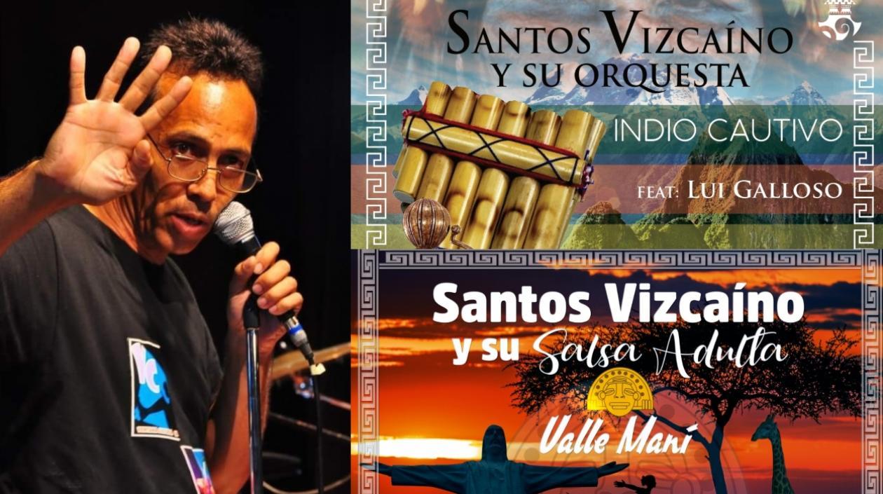 El músico Santos Vizcaíno.