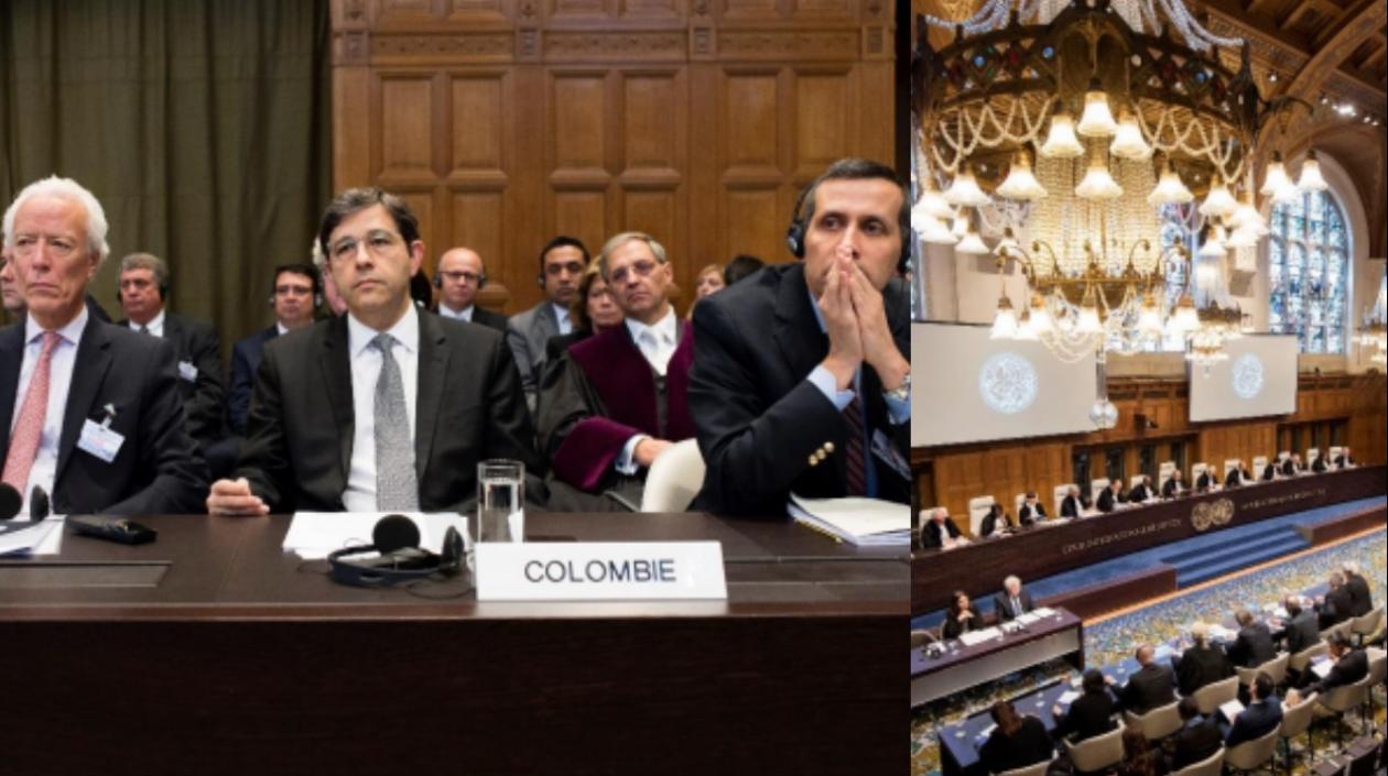 Defensa de Colombia ante la Corte Internacional de Justicia de La Haya.