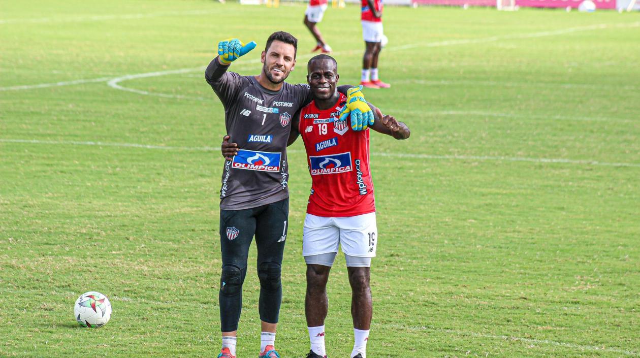 Sebastián Viera y Carmelo Valencia. 