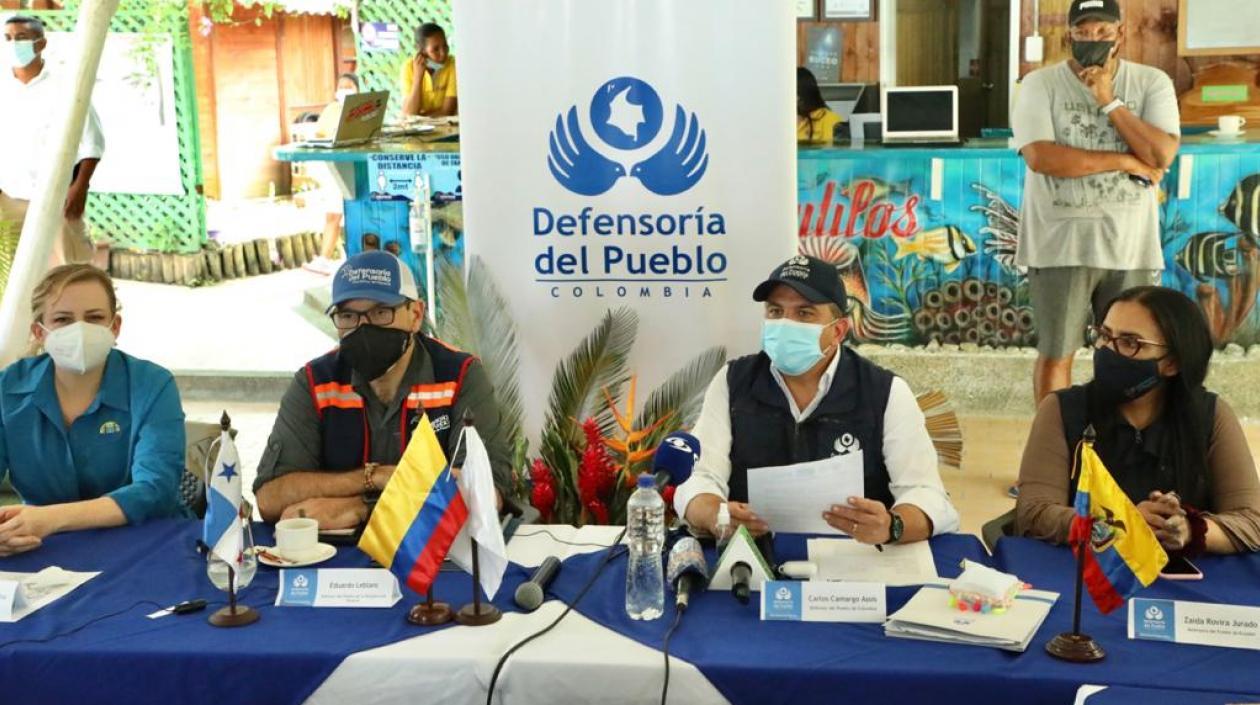 Reunión de Defensores del pueblo de Panamá, Ecuador, Costa Rica y Colombia