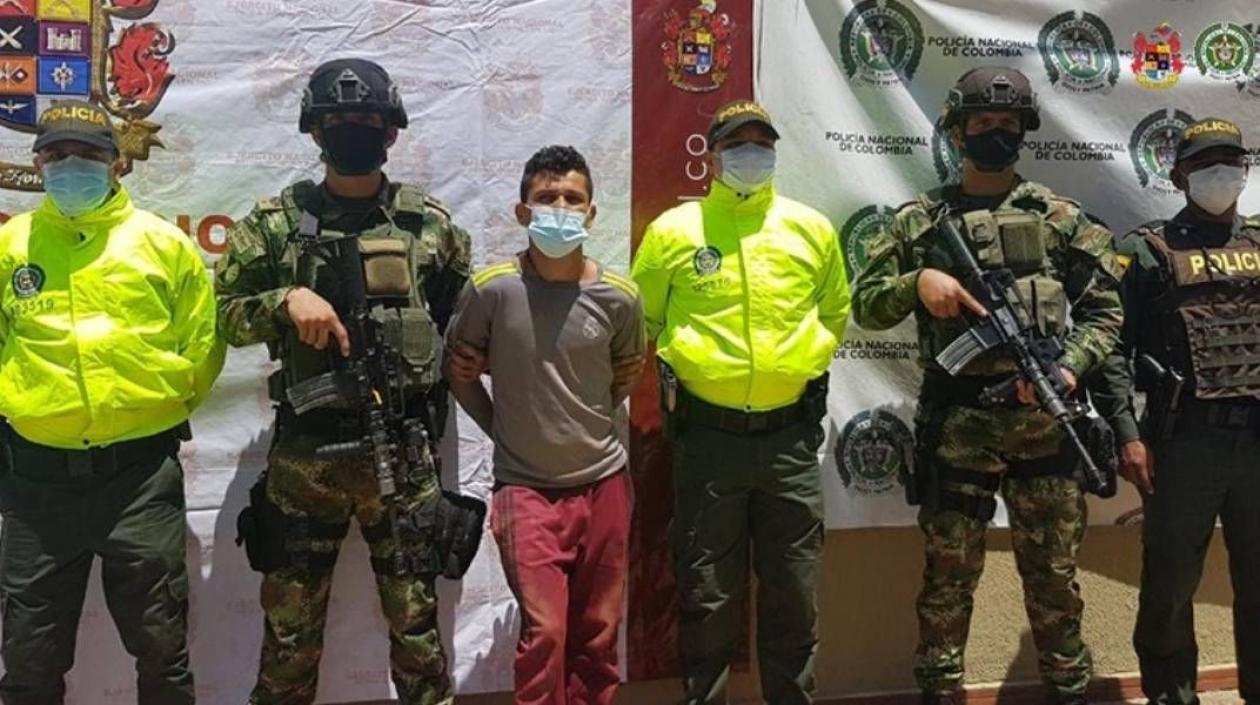 La captura de alias 'Abelito' fue realizada por la Policía y el Ejército. 