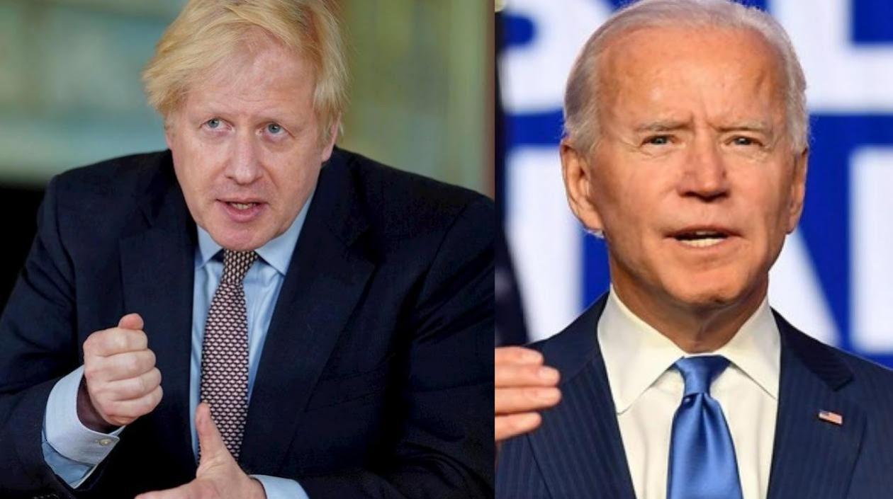 Boris Johnson y Joe Biden