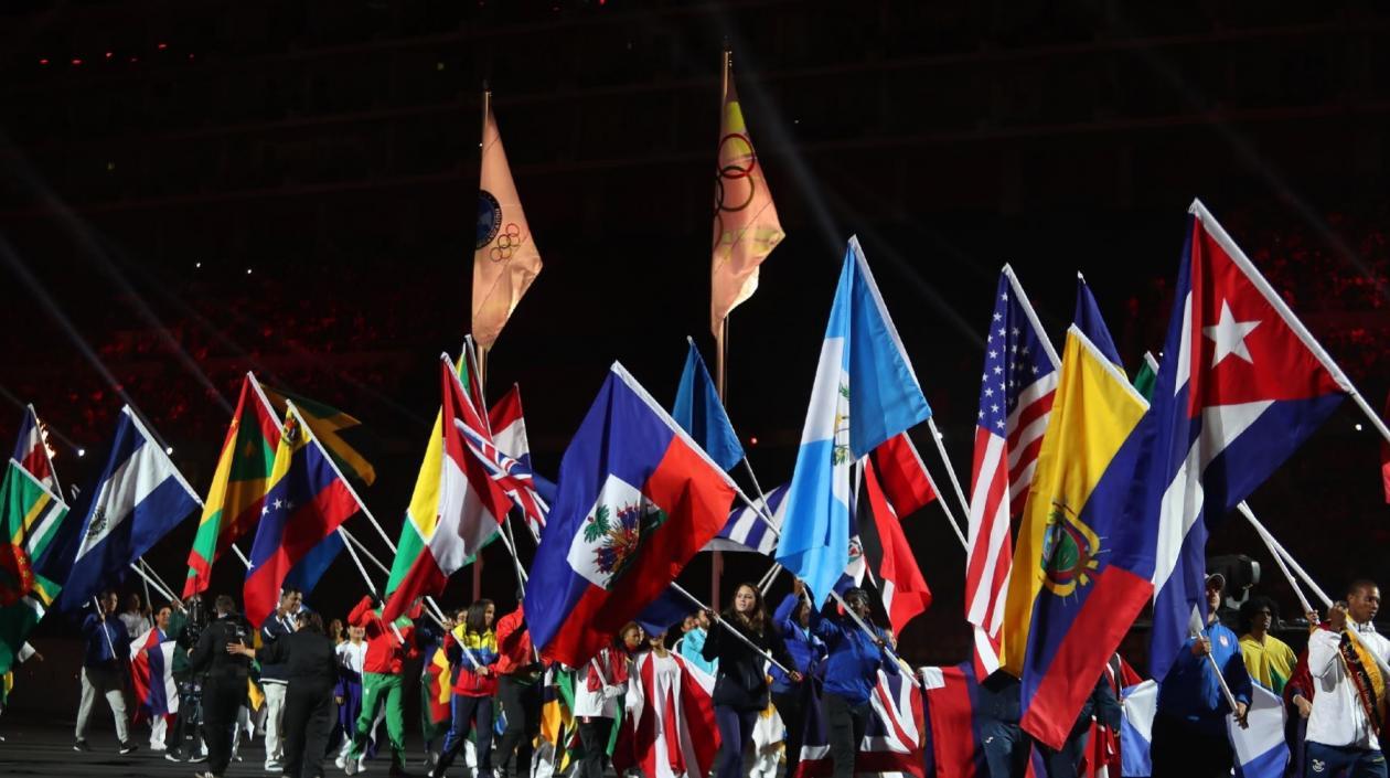 Países participantes de los Juegos Panamericanos. 