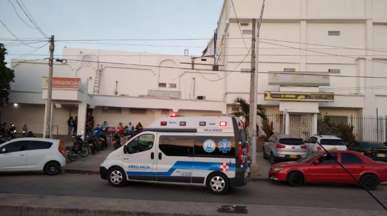 Ambas víctimas fueron llevadas a la Clínica San Ignacio. 
