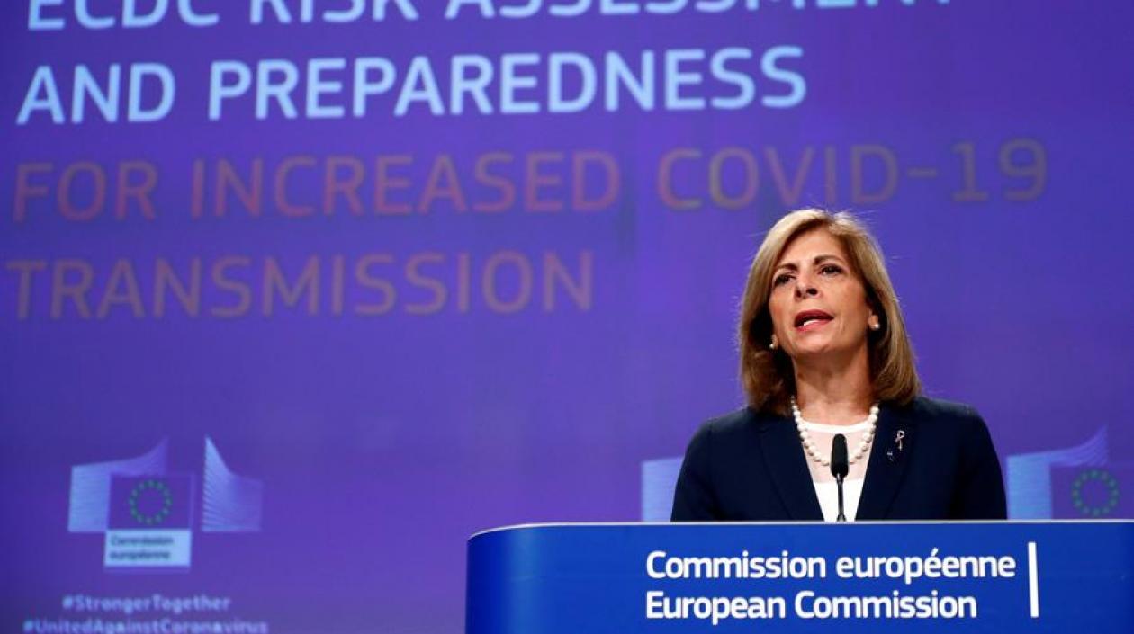 La comisaria europea de Salud, Stella Kyriakides.