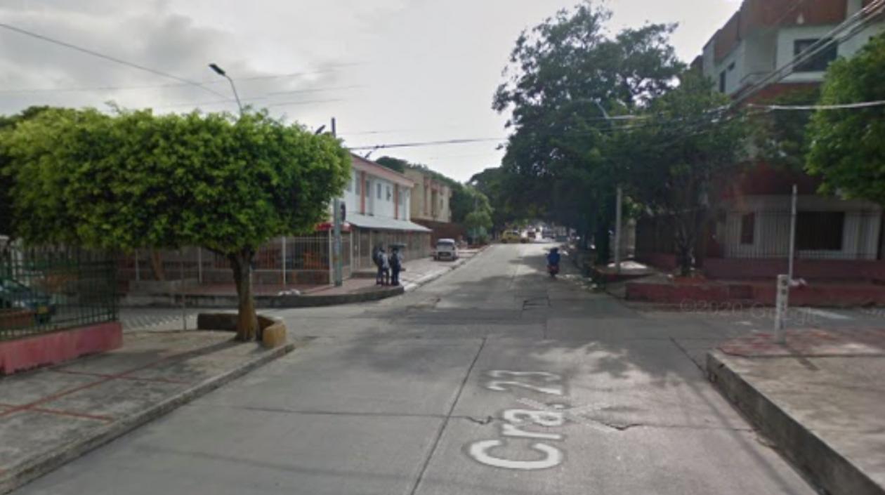 Calle 59 con carrera 23, barrio Los Andes. 