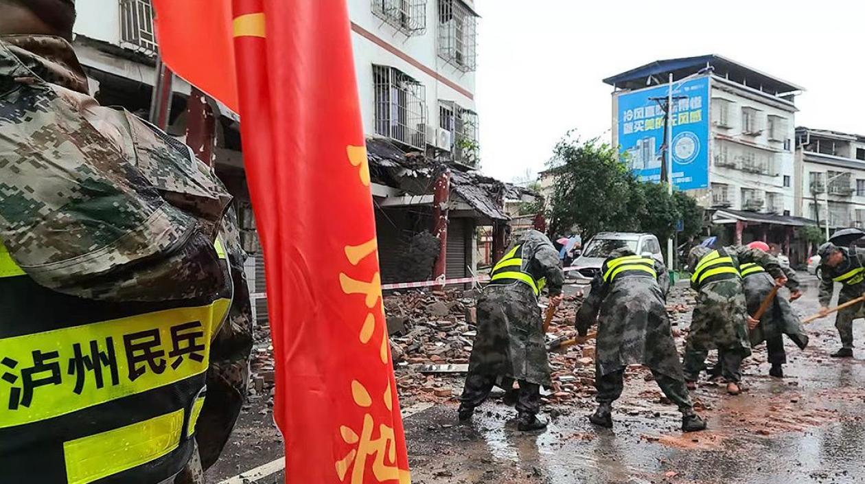 El terremoto en Sichuan fue de 6.0 grados en la escala de Richter.