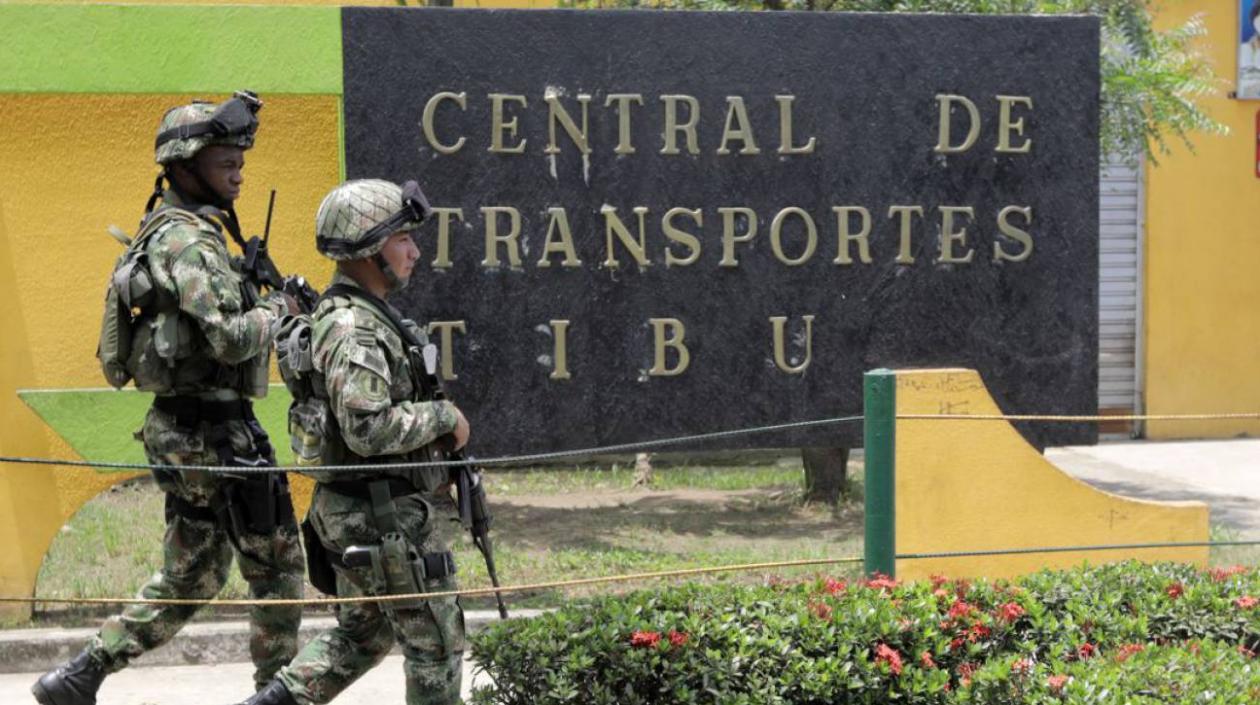 Base Militar en Tibú, Norte de Santander. 