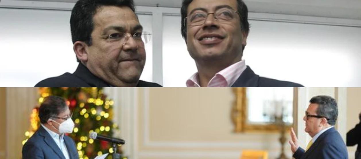 El Presidente de la República, Gustavo Petro y Jaime Dussán.