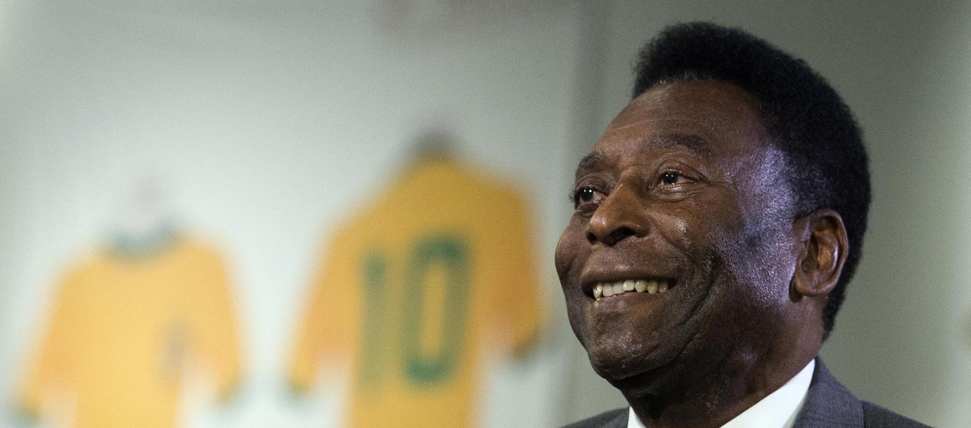 Pelé, leyenda del fútbol mundial.