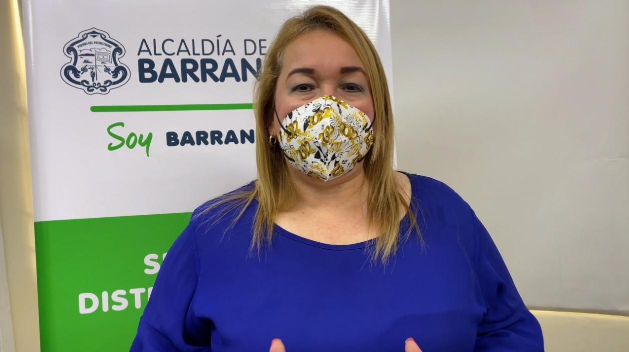 Ligia Oviedo, jefe de Salud Pública de Barranquilla. 
