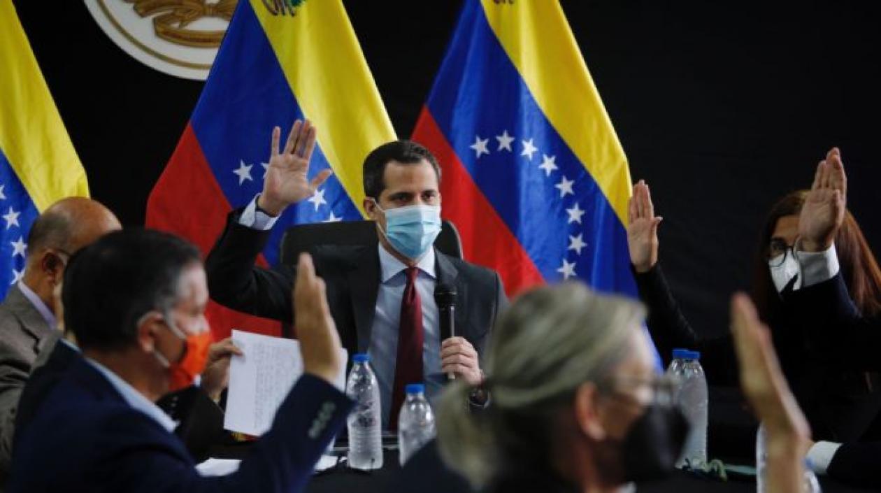 El líder opositor de Venezuela Juan Guaidó.
