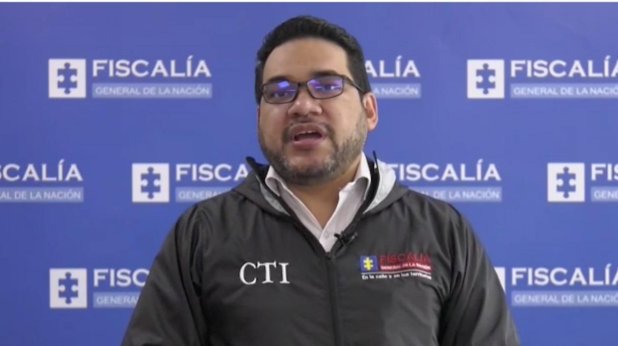 Eduar Alirio Calderón, Director de la Dirección Especializada contra la Corrupción.