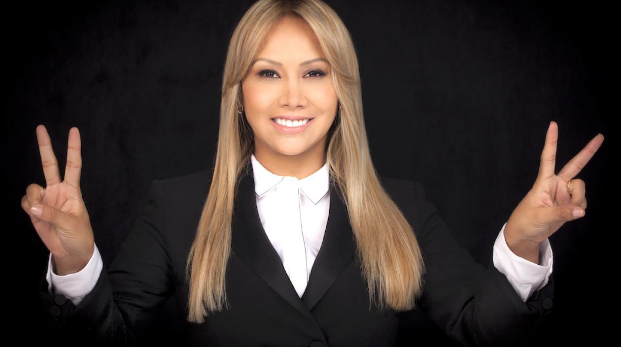 Sandra Ortiz, candidata al Senado de la República.