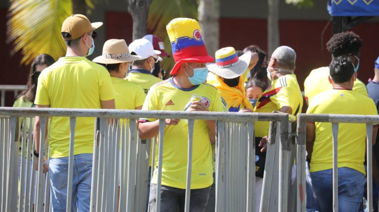 Los barranquilleros podrán disfrutar esta tarde del partido Colombia Vs. Perú.