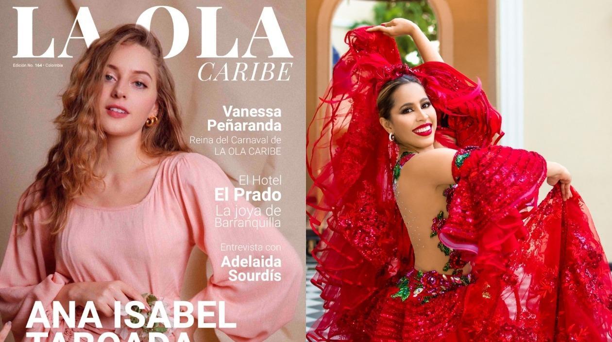 En la portada la diseñadora Ana Isabel Taboada, y en la siguiente, Vanessa Peñaranda.