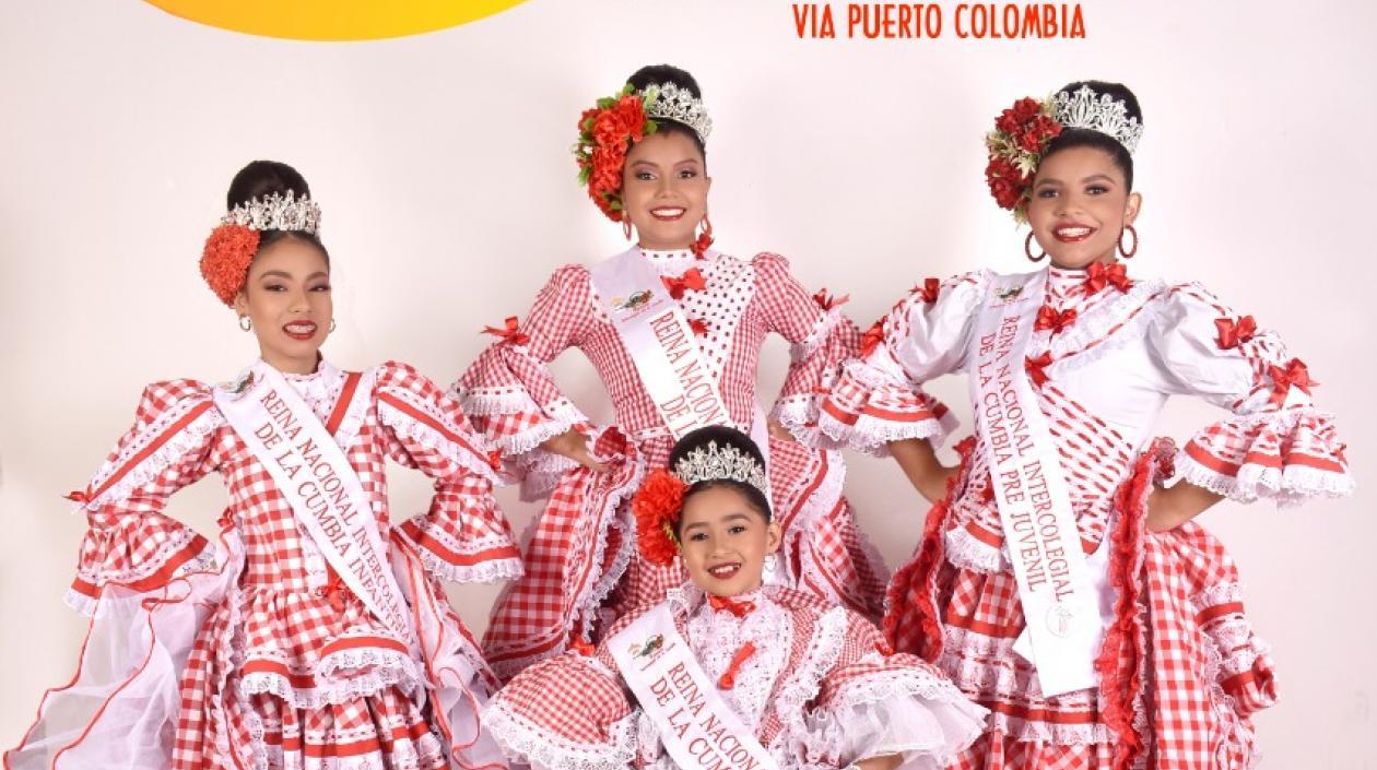 Afiche promocional del Reinado Intercolegial Departamental y Distrital de la Cumbia.