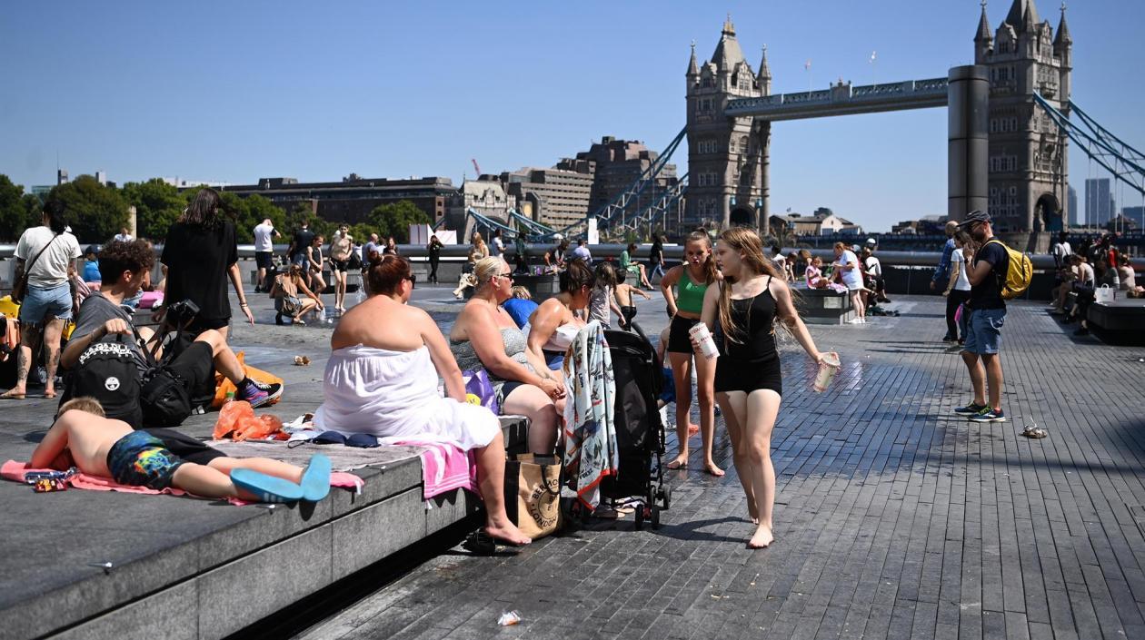 La de calor en el pasado mes de julio en Londres.