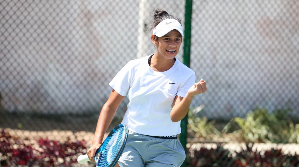Daniella Franco, tenista barranquillera. 