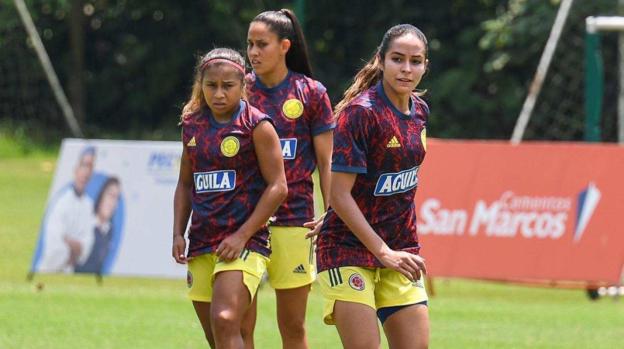 Jugadoras de la Selección Colombia. 