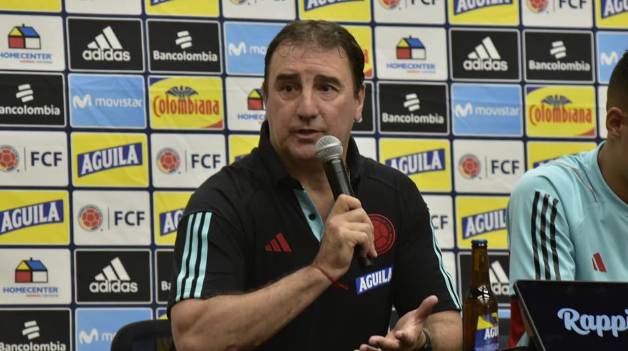Néstor Lorenzo, entrenador de Colombia. 