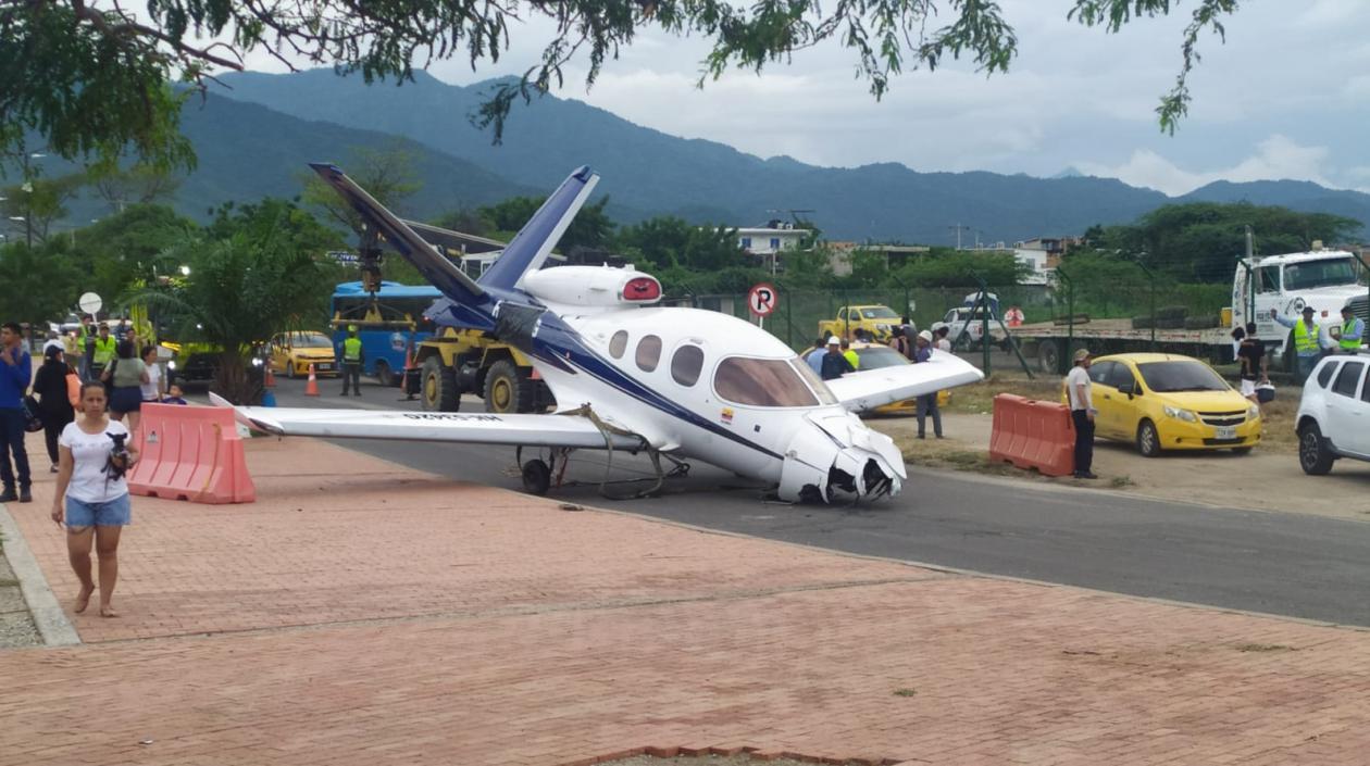 La avioneta SF-50 Cirrus accidentada en Santa Marta