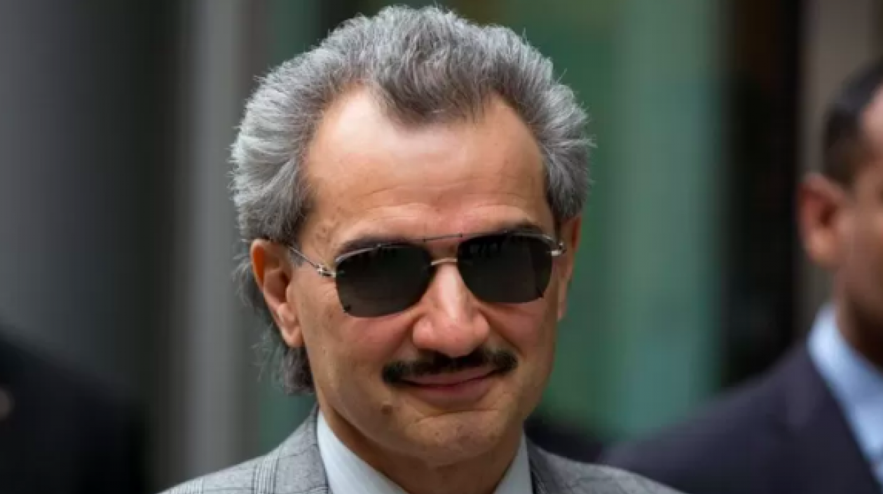 El multimillonario príncipe saudí Al Waleed bin Talal.