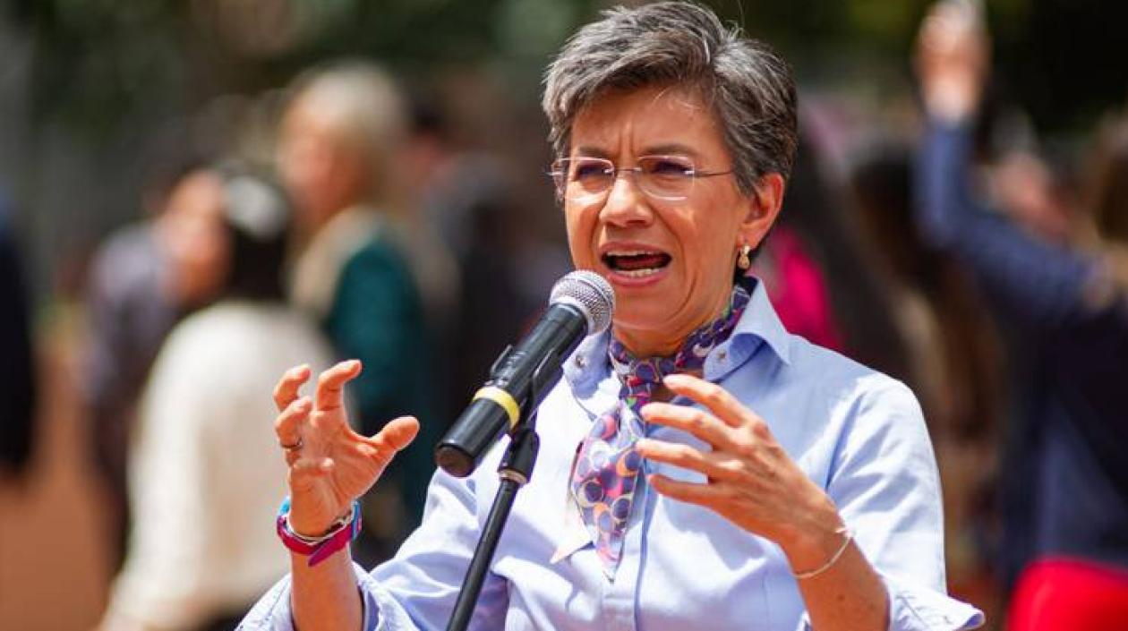 Claudia López, alcaldesa de Bogotá.