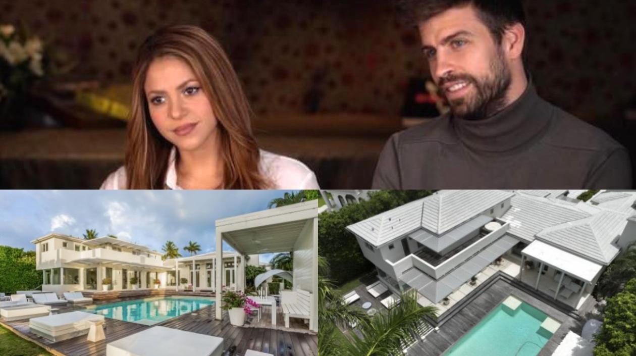 Shakira, Piqué y la lujosa mansión en Miami.