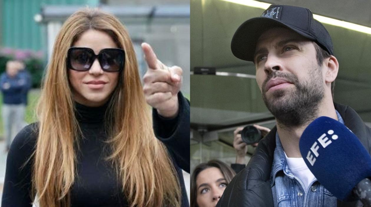 Shakira y Piqué llegaronnpor separado al juzgado.