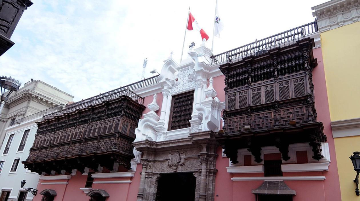 Sede de la Cancillería peruana. 