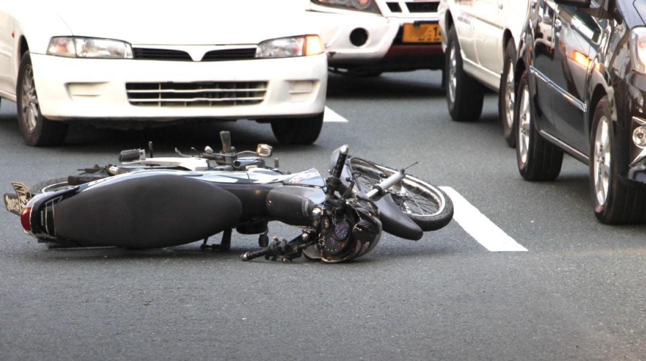 Los accidentes en motos registran un alto índice en el país.