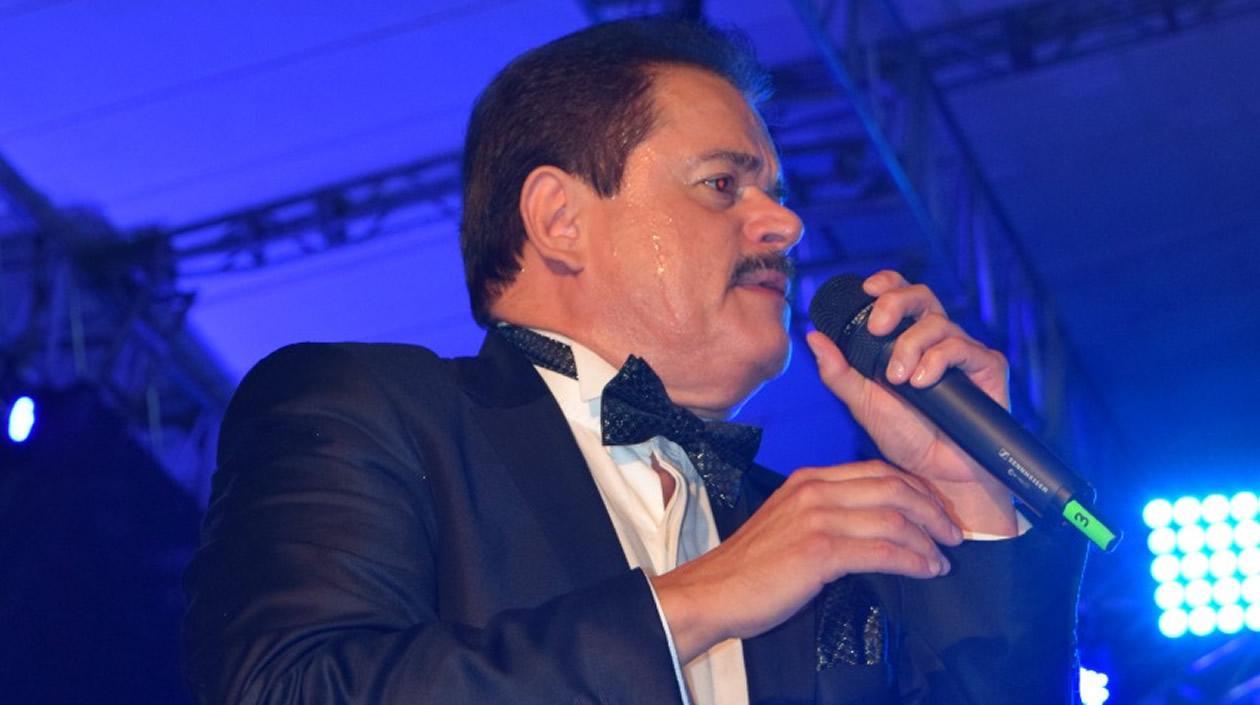 Lalo Rodríguez en su única presentación en Barranquilla.
