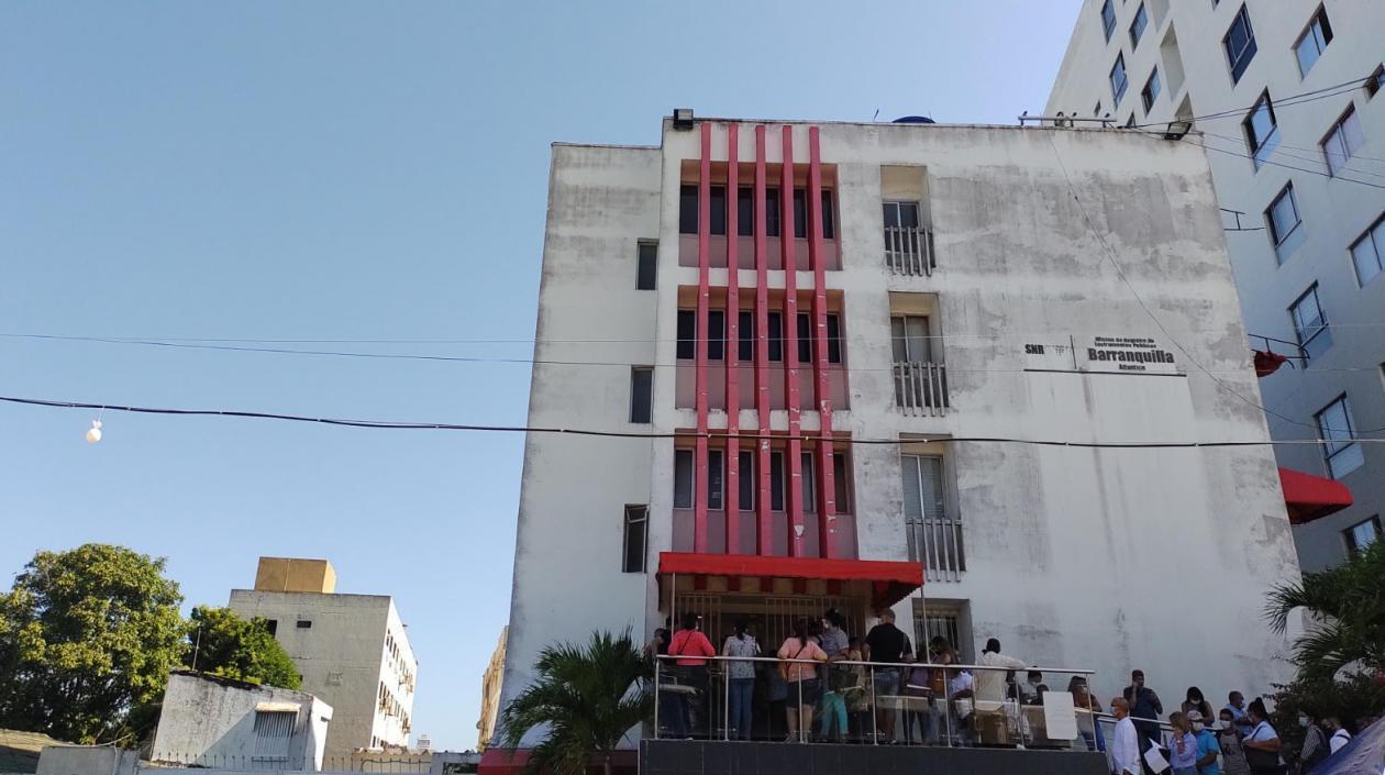 Oficina de Registro Públicos de Barranquilla.