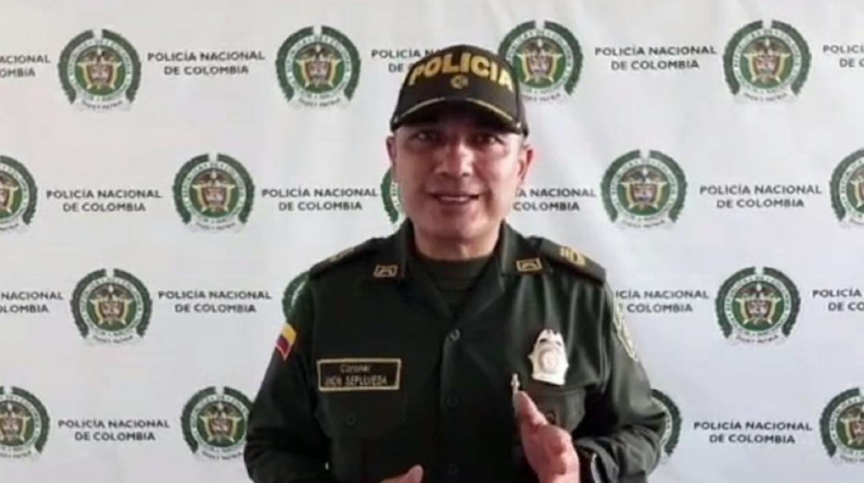 Coronel Jhon Sepúlveda, subcomandante de la Mebar.