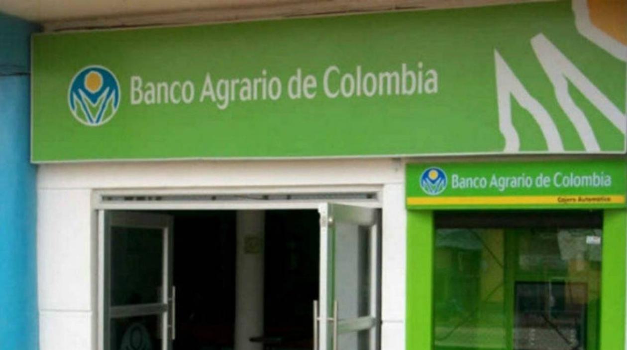 Banco Agrario de Colombia. 
