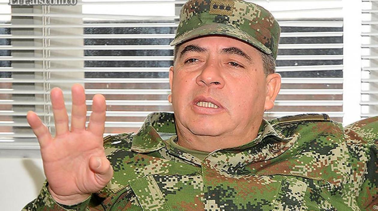 General Leonardo Alfonso Barrero, señalado de narcotráfico por la Fiscalía.
