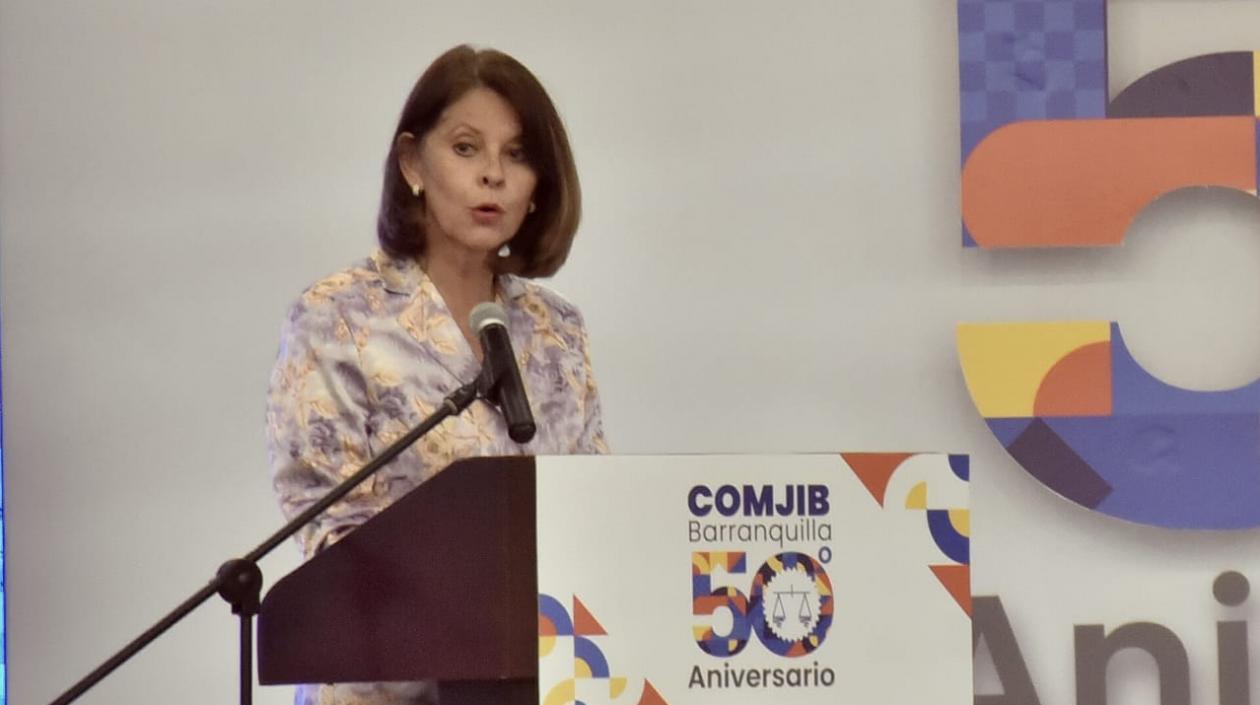 La vicepresidenta y canciller, Marta Lucía Ramírez.
