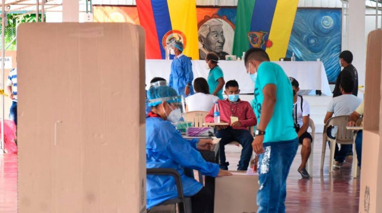 Jornada electoral en Colombia.