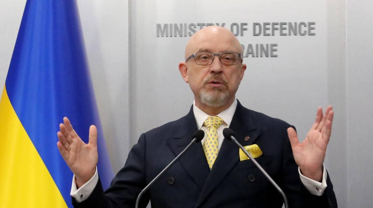 El ministro de Defensa de Ucrania, Oleksii Réznikov,.