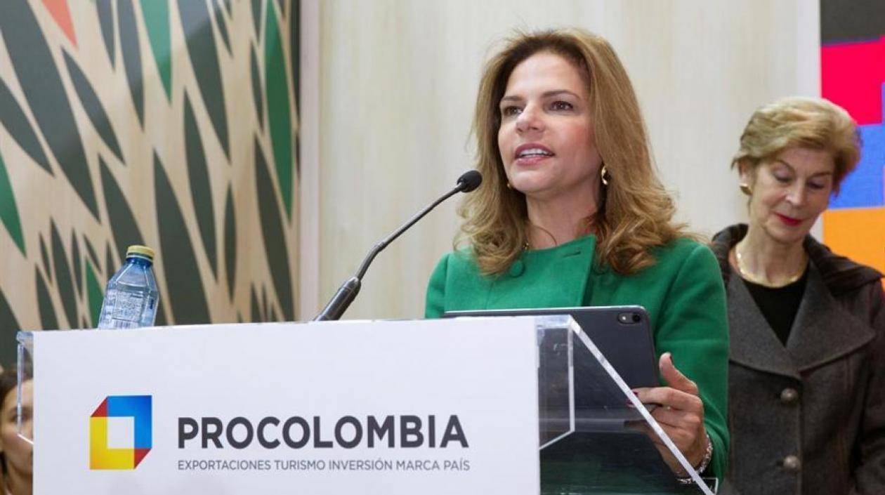 La presidenta de ProColombia, Flavia Santoro.