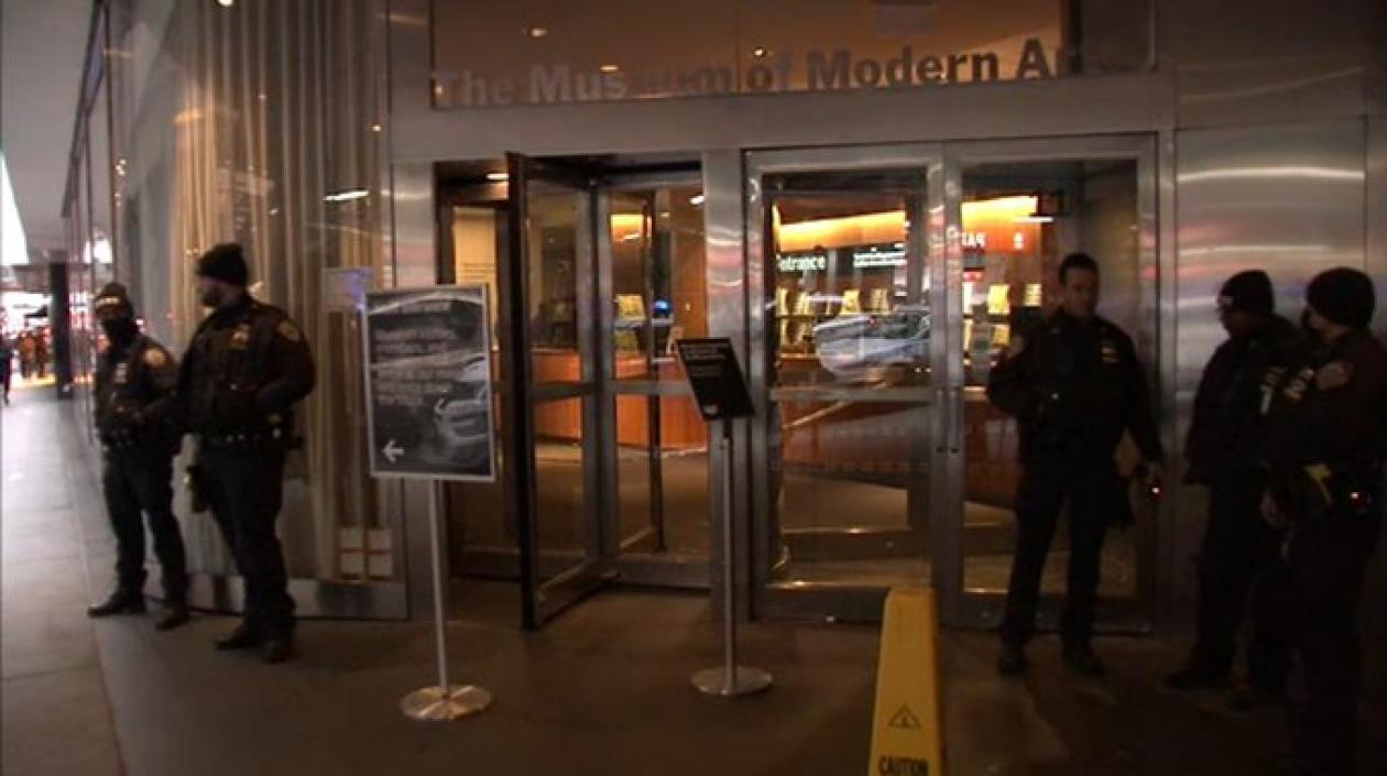 El suceso desembocó en escenas de caos a la entrada del MoMA.